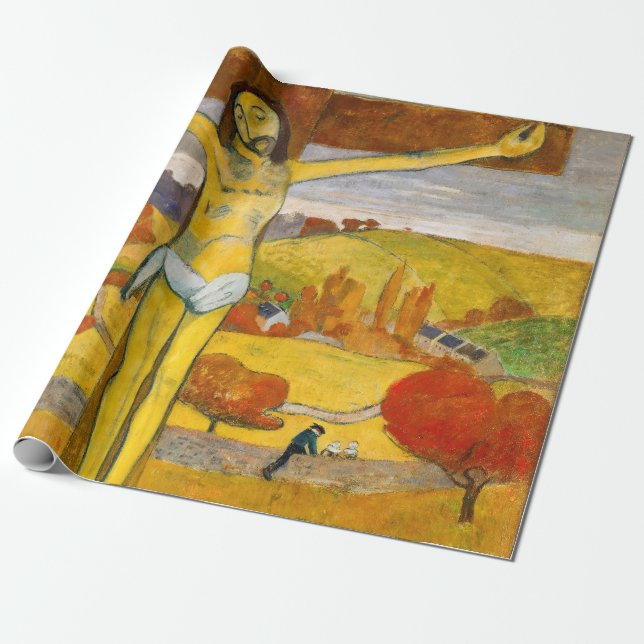Papel De Regalo Paul Gauguin - El Cristo amarillo (Desenrollado)