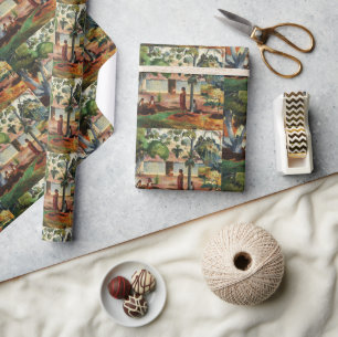 Papel De Regalo Paul Gauguin El gran árbol, la exploración de la n