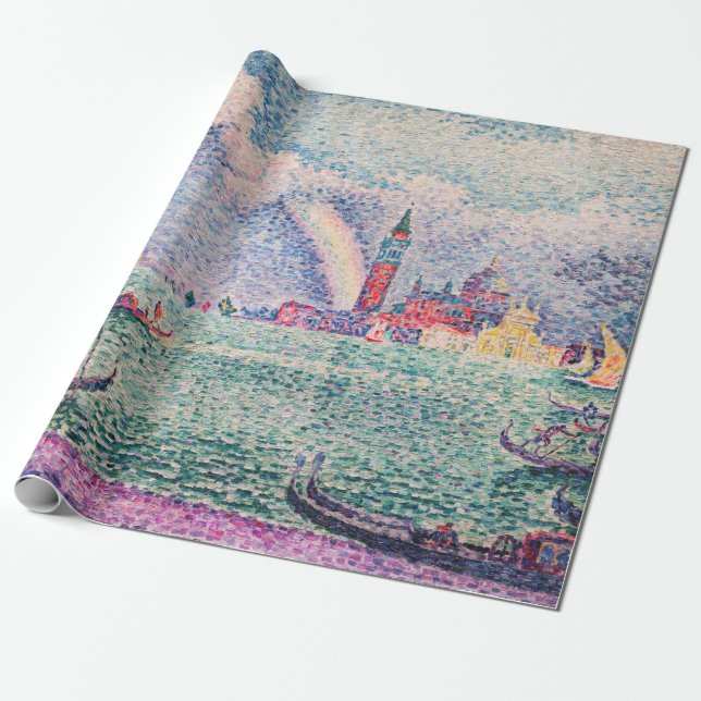 Papel De Regalo Paul Signac - Arcoiris, Venecia (Desenrollado)