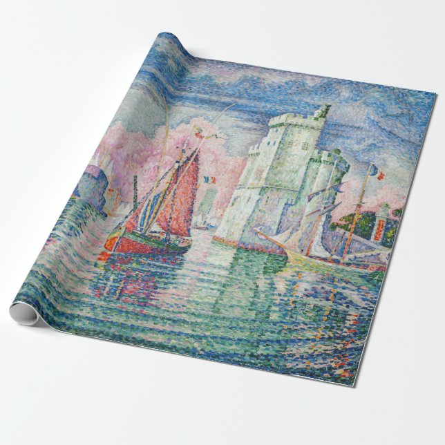 Papel De Regalo Paul Signac - Entrada al puerto de La Rochelle (Desenrollado)