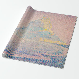 Papel De Regalo Paul Signac - Mont Saint Michel, Niebla y Sol