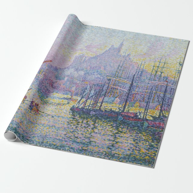 Papel De Regalo Paul Signac - Notre-Dame-de-la-Garde, Marsella (Desenrollado)