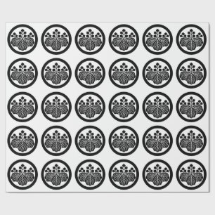 Papel De Regalo Paulownia con 5-3 florecimiento en círculo