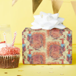 Papel De Regalo Pavo en la Paja