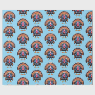 Papel De Regalo Pavo silvestre