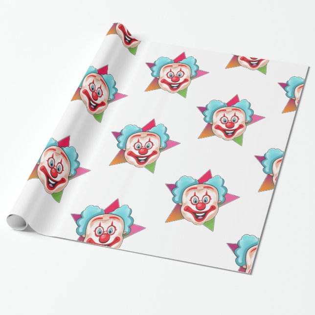 Papel De Regalo Payaso (Desenrollado)