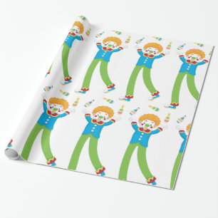 Papel De Regalo Payaso abrumador