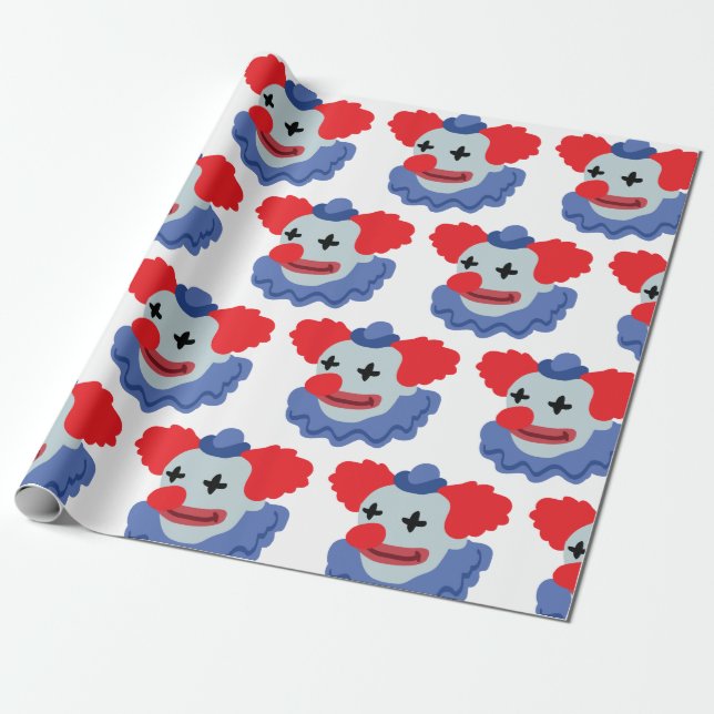 Papel De Regalo Payaso circo (Desenrollado)