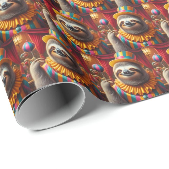 Papel De Regalo Payaso eslovaco (Esquina del rollo)