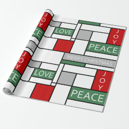 Papel De Regalo Paz, amor, alegría