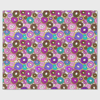 Papel De Regalo Paz Amor y Donas