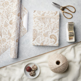 Papel De Regalo Paz Bohemio Hippie Sesenta Estampado De Cumpleaños