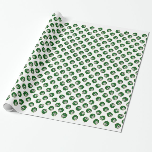 Papel De Regalo Paz de Pembroke Welsh Corgi (Desenrollado)