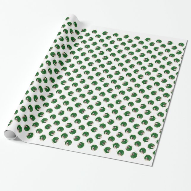 Papel De Regalo Paz de Pug (Desenrollado)