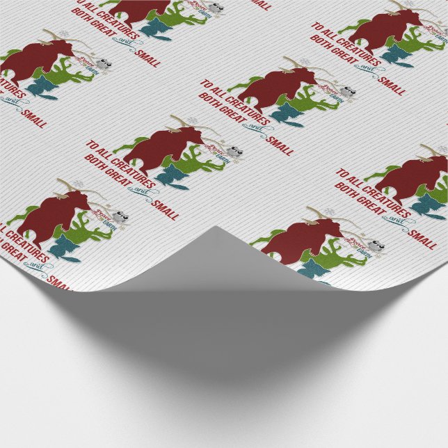 Papel De Regalo Paz en la Tierra para todas las criaturas