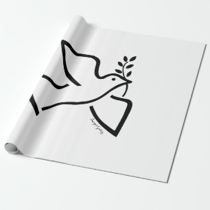 Papel De Regalo Peace Dove