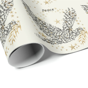 Papel De Regalo Peace Dove