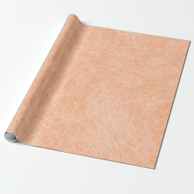 Papel De Regalo Peach Fuzz Faux Leather (Desenrollado)