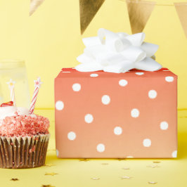 Papel De Regalo Peach Y Red
