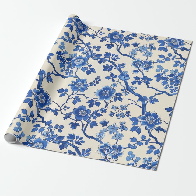 Papel De Regalo Peacock (Desenrollado)