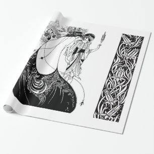 Papel De Regalo Peacock Skirt Beardsley Art Nouveau