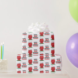 Papel De Regalo Peanuts Snoopy Dog House Birthday Wrapping Paper