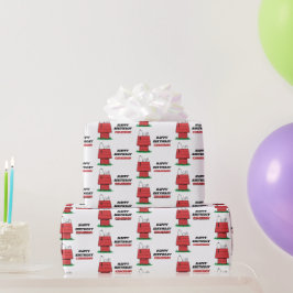 Papel De Regalo Peanuts Snoopy Dog House Birthday Wrapping Paper