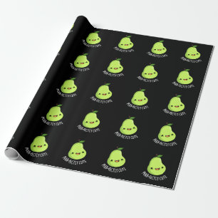 Papel De Regalo Pear Pear Pun Dark BG Pear Pear