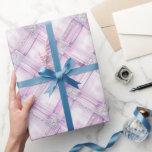 Papel De Regalo Pearl Purple Pink Bridal Shower<br><div class="desc">Pearl Purple Pink Bridal Shower</div>