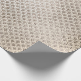 Papel De Regalo Pearly Titanium Ivory Seashels Vidrio Art Deco