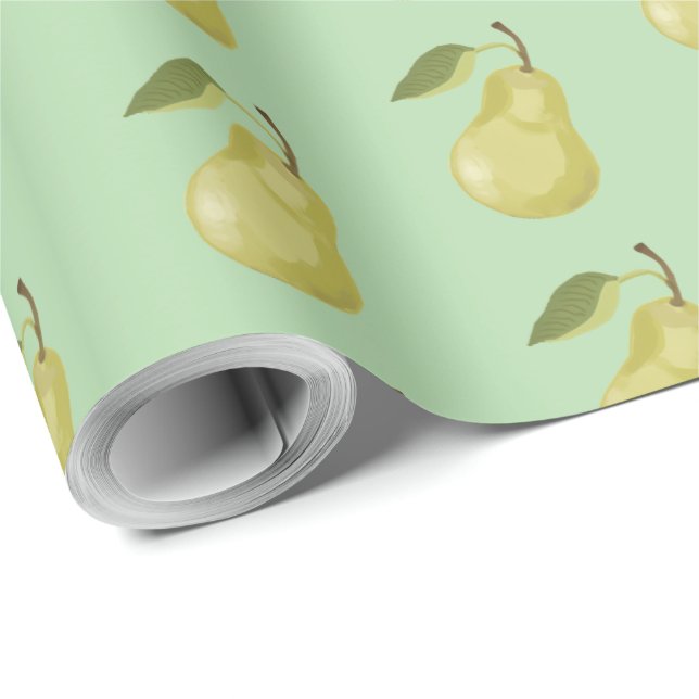Papel De Regalo Pears (Esquina del rollo)