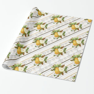 Papel De Regalo Pears Fruit