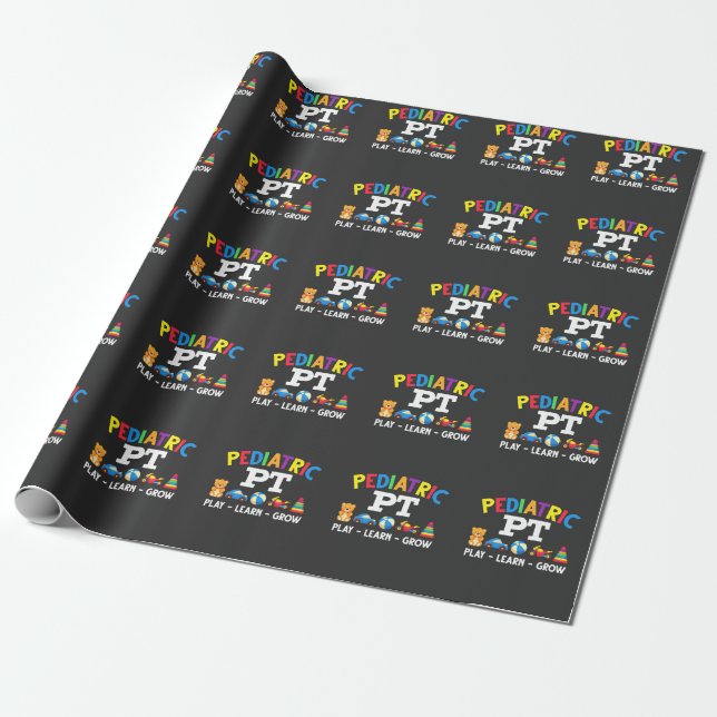 Papel De Regalo Pediatría para niños con terapia física (Desenrollado)