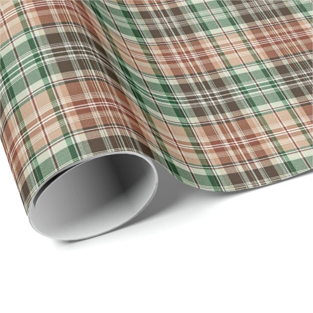 Papel De Regalo Peek-a-Boo Kitten Claus (Esquina del rollo)