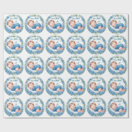 Papel De Regalo Pegatina de Baby Shower "Es un Niño"
