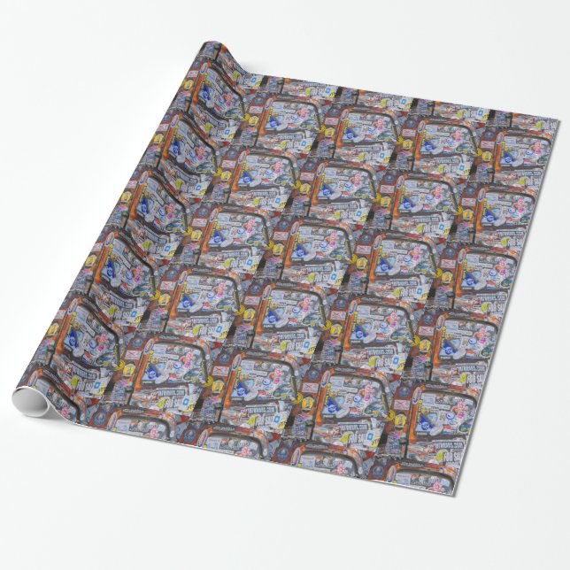 Papel De Regalo Pegatinas (Desenrollado)