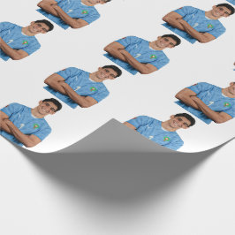 Papel De Regalo Pegatinas de Jugadores de Fútbol Marroquíes
