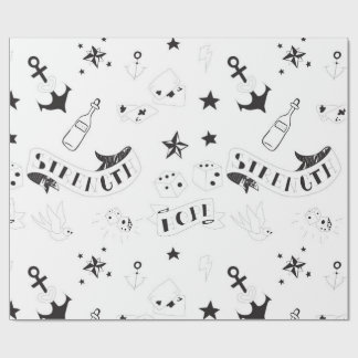 Papel De Regalo Pegatinas de Tattoo Flash Hope