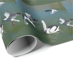 Papel De Regalo Pelican Y Los Crashers De La Puerta,