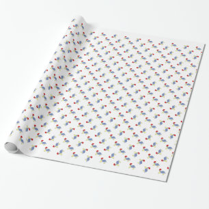 Papel De Regalo Pelícano Santa