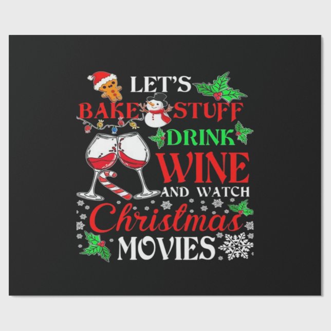 Papel De Regalo película de navidades (Superficie plana)
