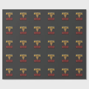 Papel De Regalo Películas de terror de pizza Halloween Calavera Mu