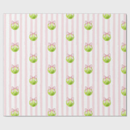Papel De Regalo Pelota de tenis rosa elegante