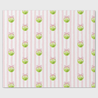 Papel De Regalo Pelota de tenis rosa elegante