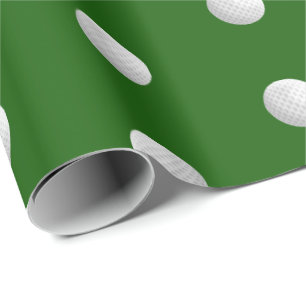Papel De Regalo Pelotas de golf de retiro felices