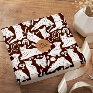 Papel De Regalo Pembroke Welsh Corgi patrón ininterrumpido