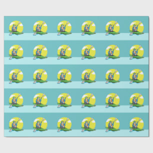 Papel De Regalo Penguin Kayaking