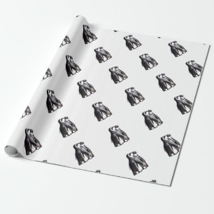 Papel De Regalo Penguin Romance