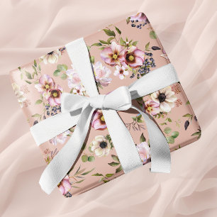 Papel De Regalo Peony Garden Adobe Clay Boda