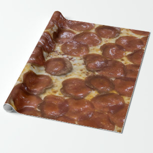 Papel De Regalo Pepperoni Pizza